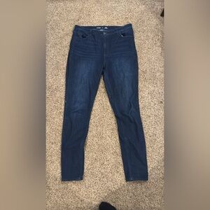 Old Navy Women's Deep Blue Skinny Jeans